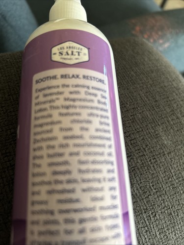 La Salt Co Deep Sea Minerals™ Magnesium Body Lotion - 12 fl oz •Lavender NEW - Picture 6 of 6