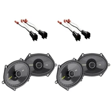 Lincoln Mkz 2007-2010 Kicker (2) Cs684 Factory 6X8 Replacement Speakers Bundle