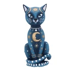 Nemesis Now Celestial Kitty 26cm, Resin, Blue, Celestial Cat Figurine, Kitty Fig