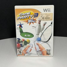 Game Party 3 Nintendo Wii Complete CIB (Tested & Working)
