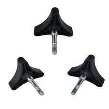 3 Pack 3 Point Rollator Knob Walker Replacement Knobs Universal Part for Walker