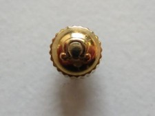 Omega vintage plated watch crown N.O.S. diameter 4.0 stem thread 0.9 mm