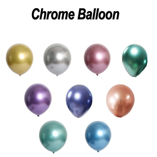 12cm 10pcs Macaron Metallic Chrome Latex Retro Balloons Birthday Wedding Party - Picture 75 of 83