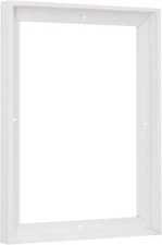Pixy Canvas Floater Frame 4x6 for 3/4 (0.75) inch Deep 4 x 6 inch, White 