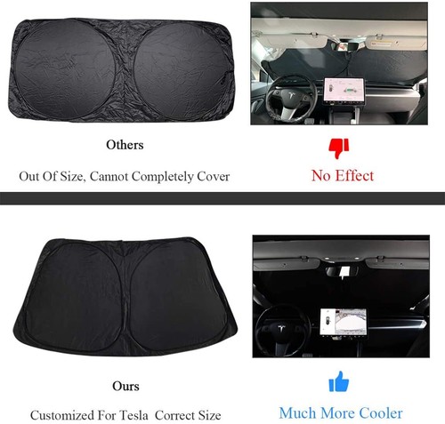 For Mercedes-Benz E200 E250 E300 E350 Car Windshield Sun Shade UV Block Cover - Picture 7 of 12