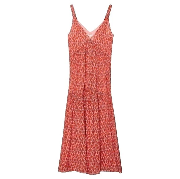 Vestidos Maxi geométrica de algodón para mujeres