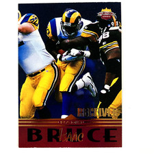 Isaac Bruce 1997 Score Board Playbook Card #80 NFL St. Louis Rams