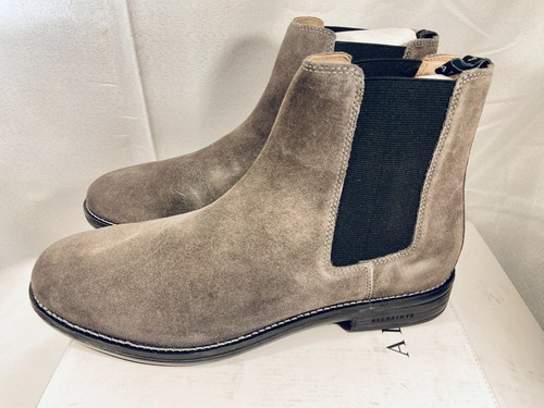 ALLSAINTS Harley Grey Suede Chelsea Boots $299 New in Box - Free Ground Ship - Picture 34 of 48