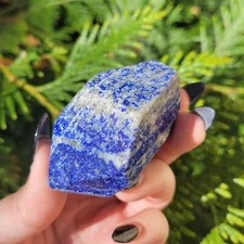 Lapis Lazuli Crystal Free Form with Pyrite Inclusions!3.4oz (Unique, Calm, Gift)