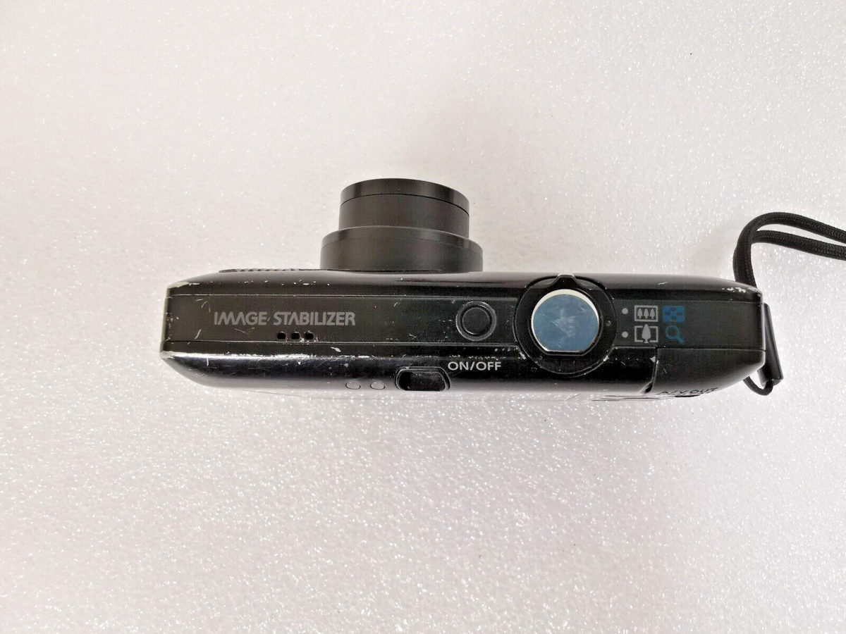 Canon Digital Ixus 100 Is 12.1MP Digital Camera Black | eBay