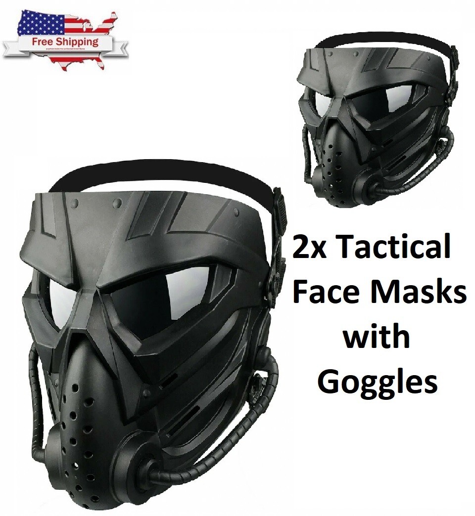 HK Army Skull Goggle Mask Ã¢â‚¬â€œ Thermal Lens | Airsoft/Paintball