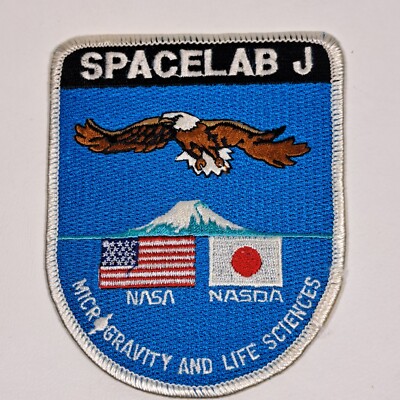 NASA NASDA SPACELAB J  - Japan Microgravity and Life Sciences Patch