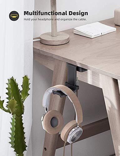 PC Gaming Headset Hook Holder Hanger Mount Stand Under Desk Clamp for Headphone - Picture 7 of 7