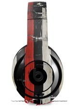 Skin for Beats Studio 2 3 Cracked Red Line USA American Flag HEADPHONES NOT INC