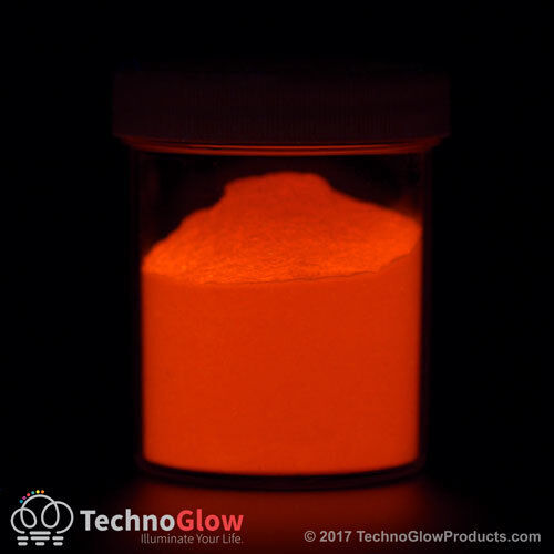 ROTES Leuchten im Dunkeln Pulver - unsichtbares UV-reaktives Leuchten Pigment - Bild 2 von 3