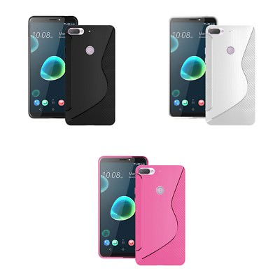 For HTC Desire 12 Plus Case Silicone Gel Skin Shockproof Phone Cover
