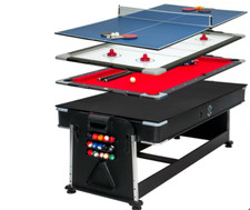 Sure Shot 7ft 4-in-1 Multi Games Table
