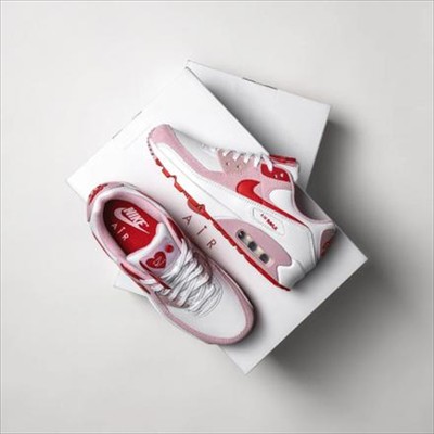 NIKE Women's WMNS AIR MAX 90 VALENTINE 