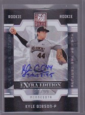 2009 DONRUSS ELITE EXTRA EDITION SIGNATURE #82 KYLE GIBSON #31/99