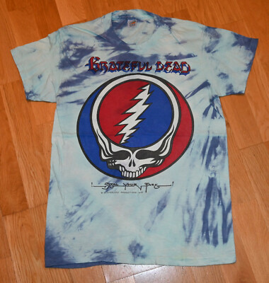 1976 GRATEFUL DEAD* vtg rare concert tour tie-dye tee t