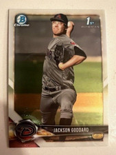 QTY: 2018 Bowman Draft Chrome - Jackson Goddard DIAMONDBACKS 1st Rookie #BDC-147
