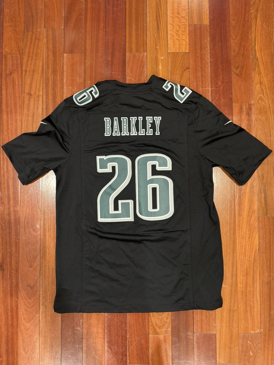Men's Philadelphia Eagles Saquon Barkley Nike Carbon Black
