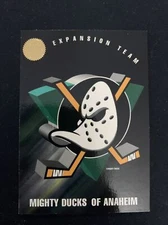 1993-94 Leaf #200 Anaheim Mighty Ducks Expansion Team