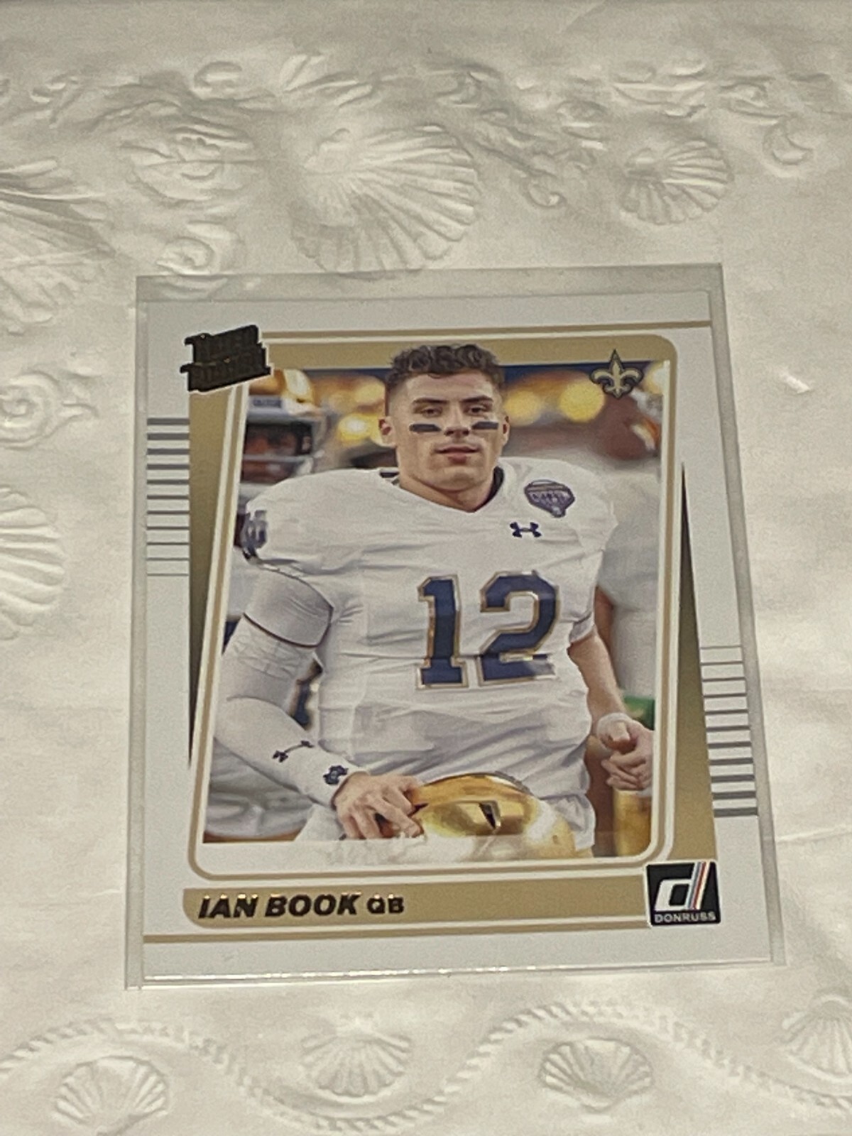 2021 Donruss #269 Ian Book Rated Rookie RC Portrait Variation - Saints