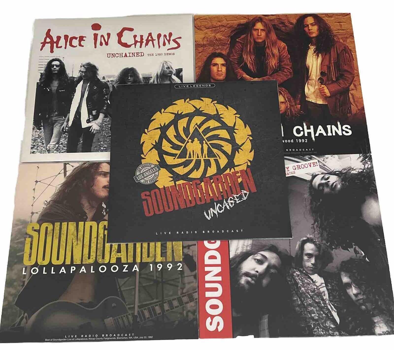 Alice N Chains unchained 1989 demos Soundgarden lollapalooza 1992+ more