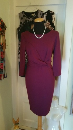 ❤Phase Eight Kleid NEU mit  Etikett Gr.38 Uk 12 Hammermässig schön.lila ❤ - Bild 2 von 9