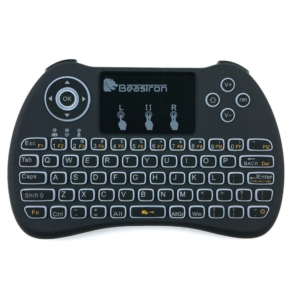 Brand New 2.4GHz Mini Wireless Keyboard with Backlit - Touchpad&QWERTY Keyboard - Image 3 of 4