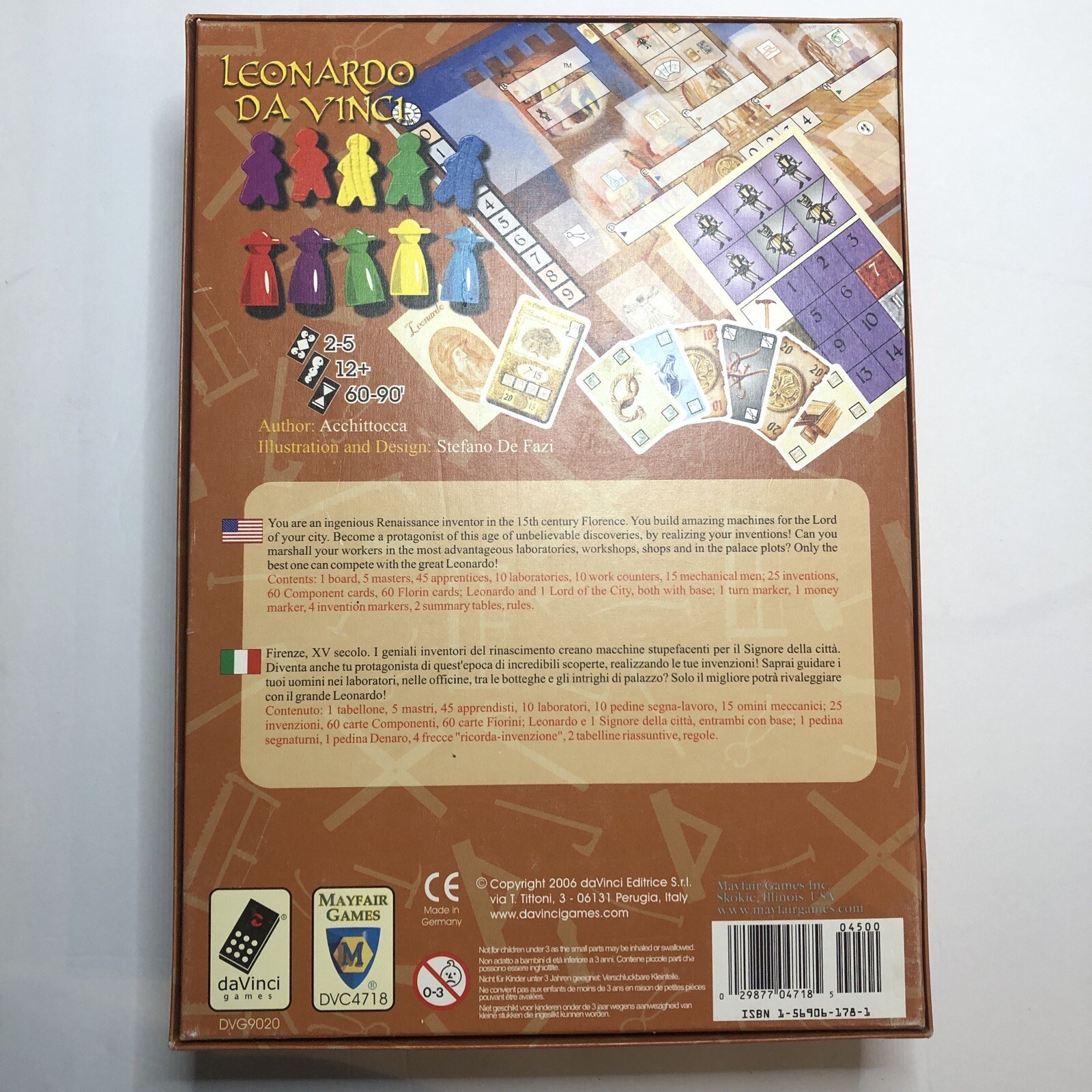 Leonardo da Vinci Board Game by (Mayfair Games) eBay