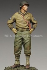 ALPINE MINIATURES 1:35 SET 35218 WWII US 3RD STAFF SERGEANT  1 FIGURE-2 HEADS 