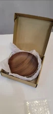 Wooden Snack Plate Eco Friendly  Dish Trey Party Tableware Dinner Dessert Trey 