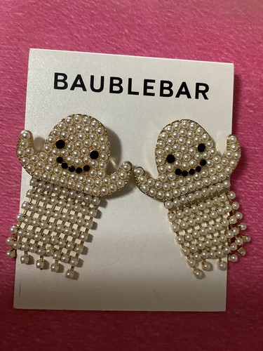 🎃🎃🎃🎃🎃New Baublebar Pearl Ghost Dangle Earrings 🎃🎃🎃🎃 - Picture 5 of 5