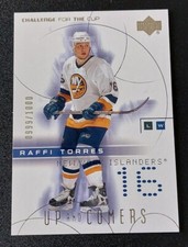 2001-02 UD Challenge For The Cup Raffi Torres Rookie Card #124. 999/1000