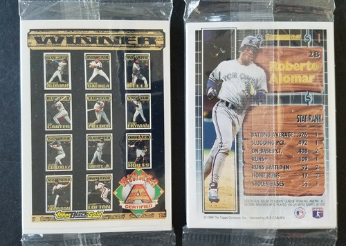 1993 Topps Black Gold Winner Header Cards A B C D AB CD * Tú eliges * - Imagen 29 de 31