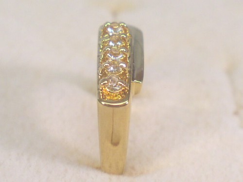 #...3...pz's...LOTTO..UOMO..ANELLI DESIGN VINTAGE CON CRISTALLI SWAROVSKI DA880 - Foto 2 di 3