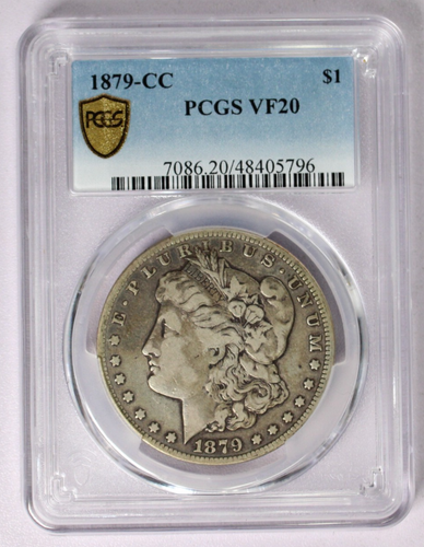 1879-CC PCGS VF20 $1 Morgan Silver Dollar