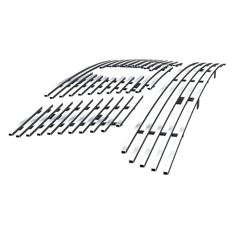 Combo de rejilla de billet cromada inoxidable para Nissan Pathfinder/Frontier 2005-2007 Foto 2 de 4