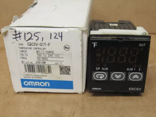 Omron E5CSV-Q1T-F Temperature Controller Used