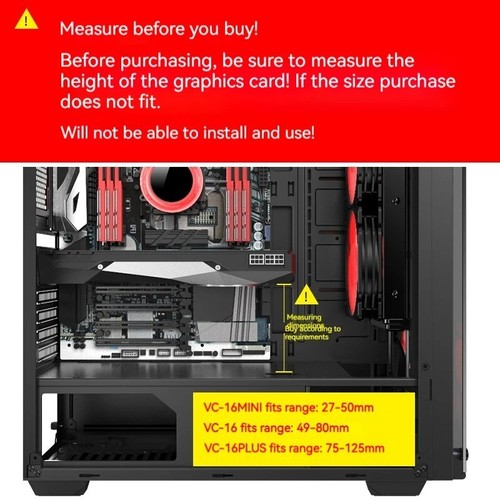 Graphics Card GPU Magnetic Support Anti Sag Bracket Holder Brace - Black - Picture 5 of 10