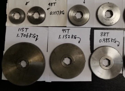 Lathe Parts of MAZAK-MATE 360 lathe Quarant Change Gear 115T, 88T