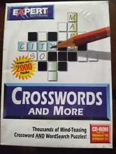 Crosswords  More PC CD play create print puzzles word search shelf 9