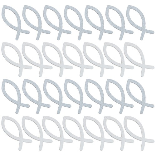 10x Holz Fisch Wanddekoration - Strand Style Deko Mit Klebepunkten