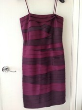 PHASE EIGHT, BALL GOWN, EVENING, PARTY DRESS, SIZE SIZE 12, PLUM AND CERISE