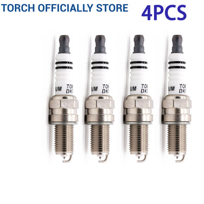 4 TORCH DK7RTI Zündkerzen Iridium für NGK IKR7D Denso IXU22 für Champion RER8WYB