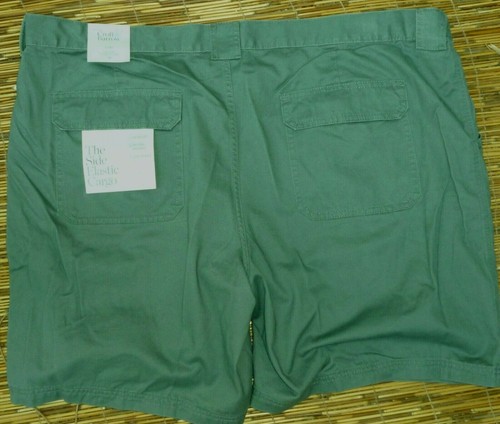 CROFT & BARROW BIG MEN EXTRA-SOFT SIDE ELASTIC COTTON CARGO SHORTS LIST $42 - Picture 6 of 8