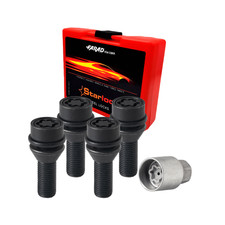 Radschloss Satz für BMW X5 G05/ X6 G06/ X7 G07 ab 2023 Schwarz 4x M14X1.25