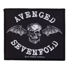 Image of Avenged Sevenfold Death Bat Sew On Patch New Vintage Official Merch